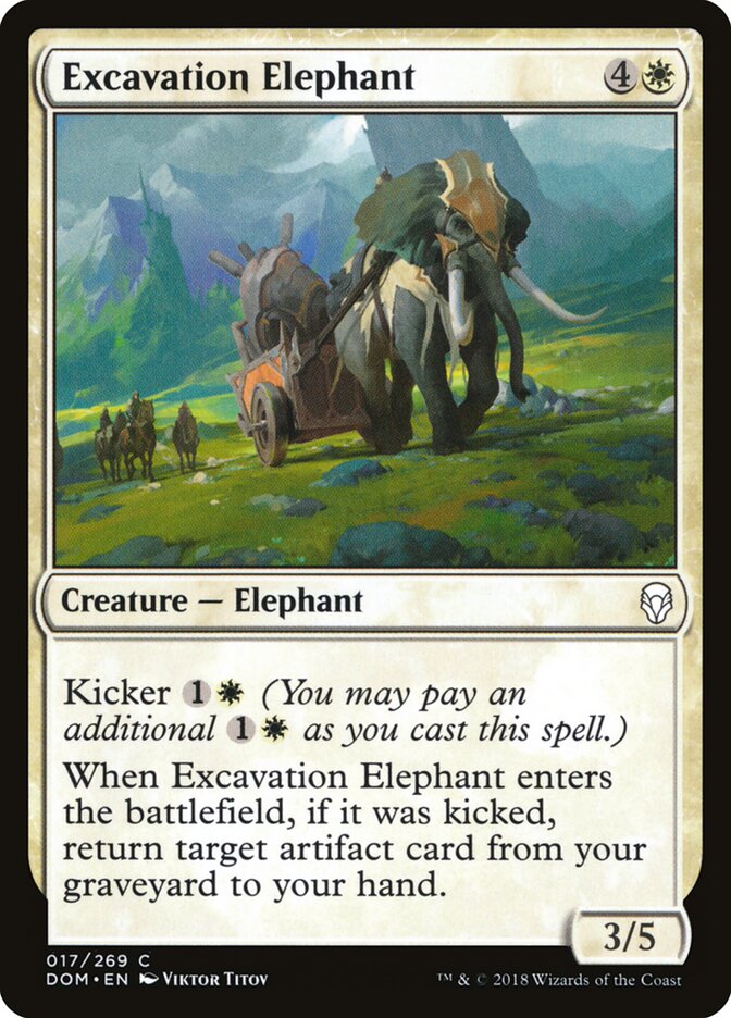 Excavation Elephant (Dominaria)