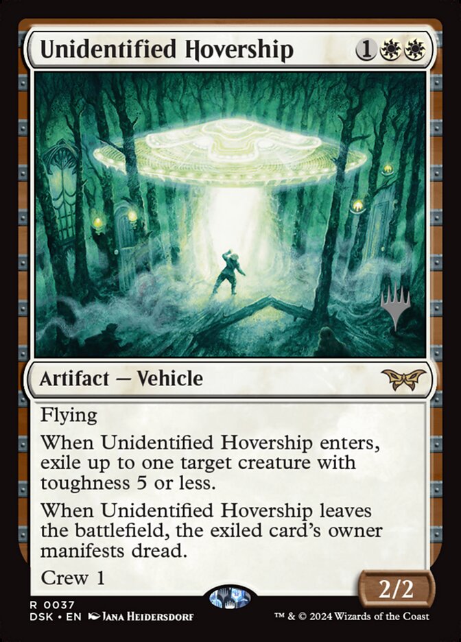 Unidentified Hovership (Duskmourn: House of Horror Promos)