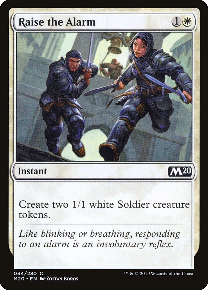 Raise the Alarm (Core Set 2020)