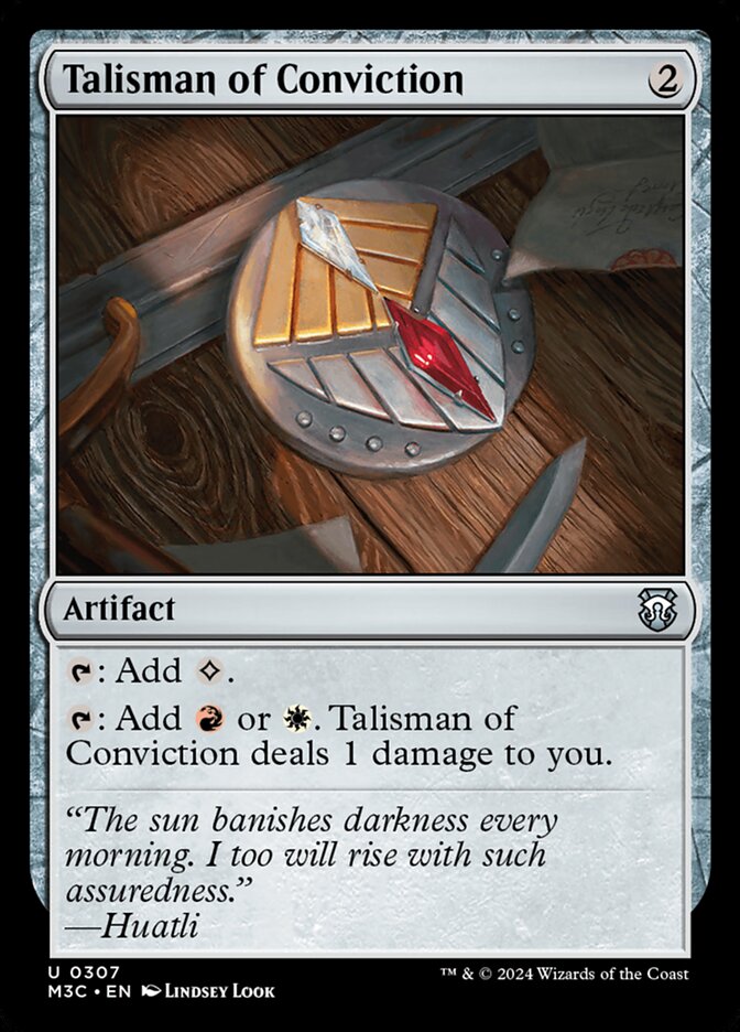 Talisman of Conviction (Modern Horizons 3 Commander)