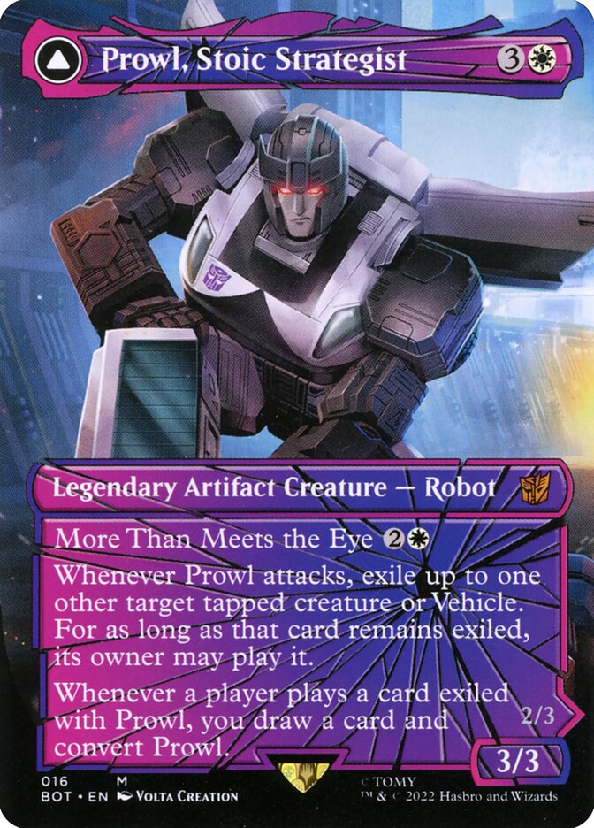 Prowl, Stoic Strategist (Transformers)