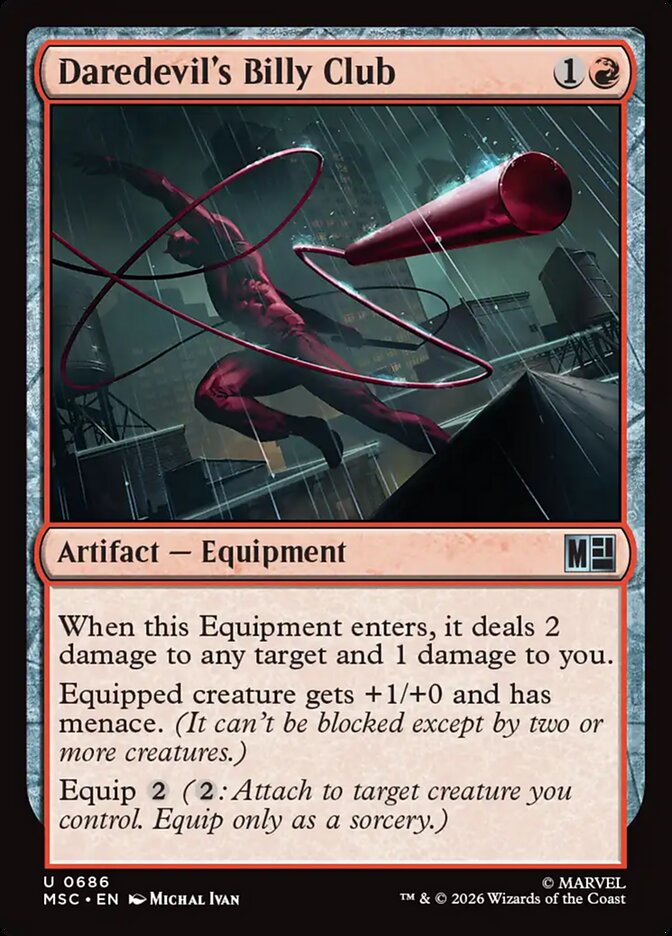 Daredevil's Billy Club (Marvel Super Heroes Commander)