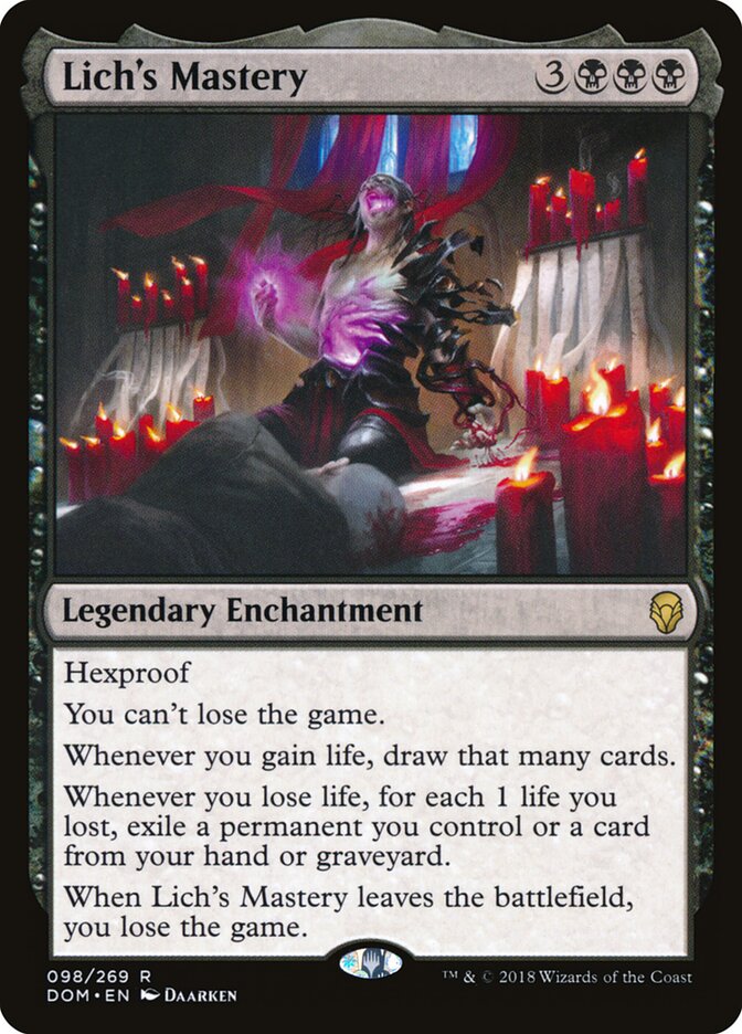 Lich's Mastery (Dominaria)