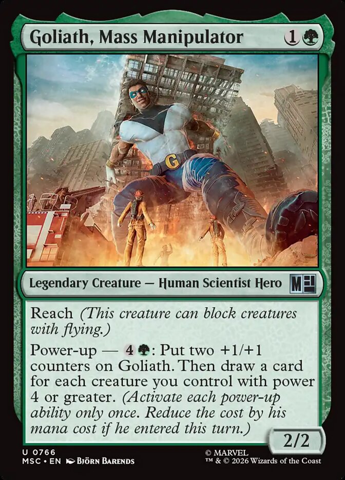 Goliath, Mass Manipulator (Marvel Super Heroes Commander)