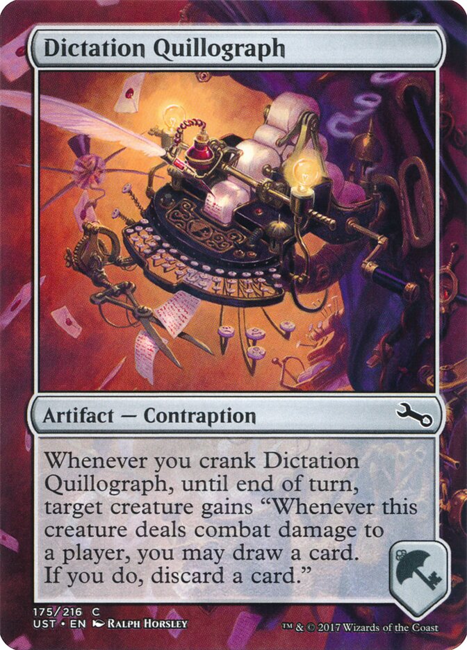 Dictation Quillograph (Unstable)