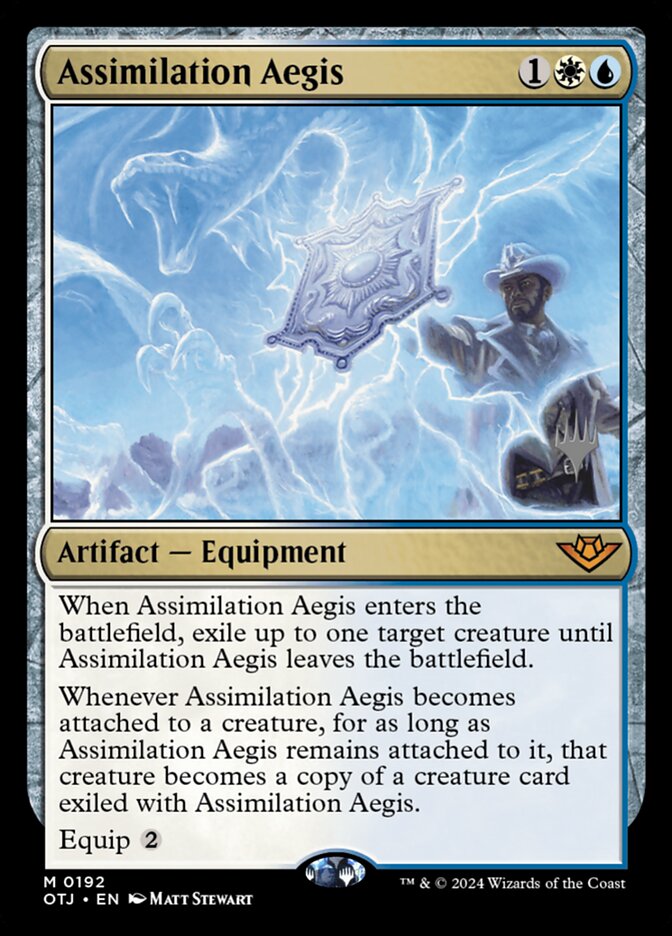 Assimilation Aegis (Outlaws of Thunder Junction Promos)