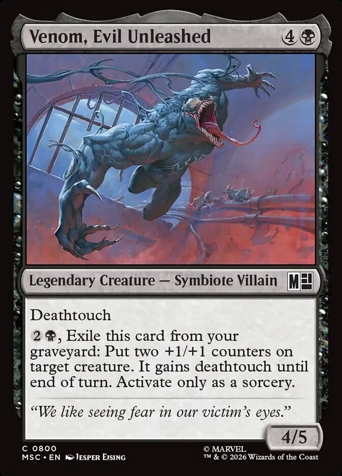 Venom, Evil Unleashed (Marvel Super Heroes Commander)