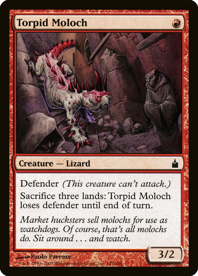 Torpid Moloch (Ravnica: City of Guilds)