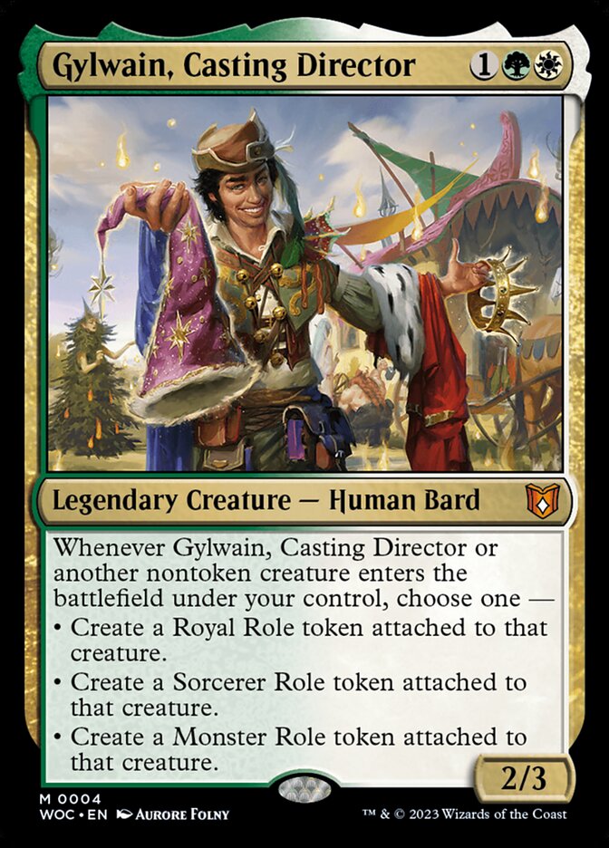 Gylwain, Casting Director (Wilds of Eldraine Commander)