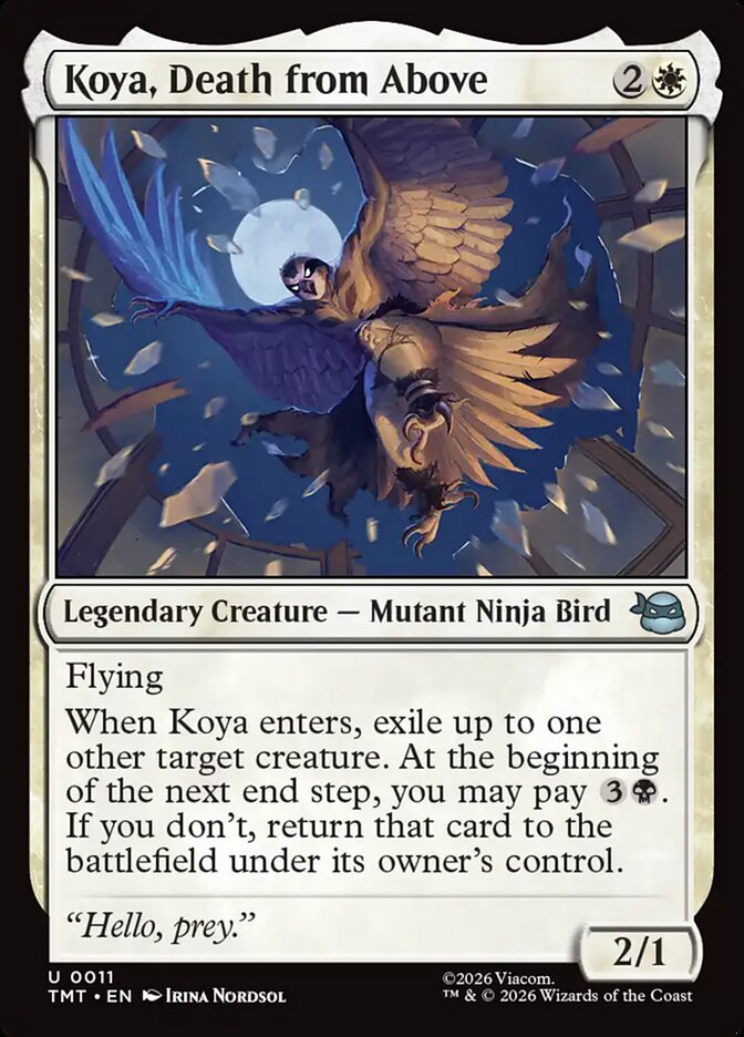 Koya, Death from Above (Teenage Mutant Ninja Turtles)
