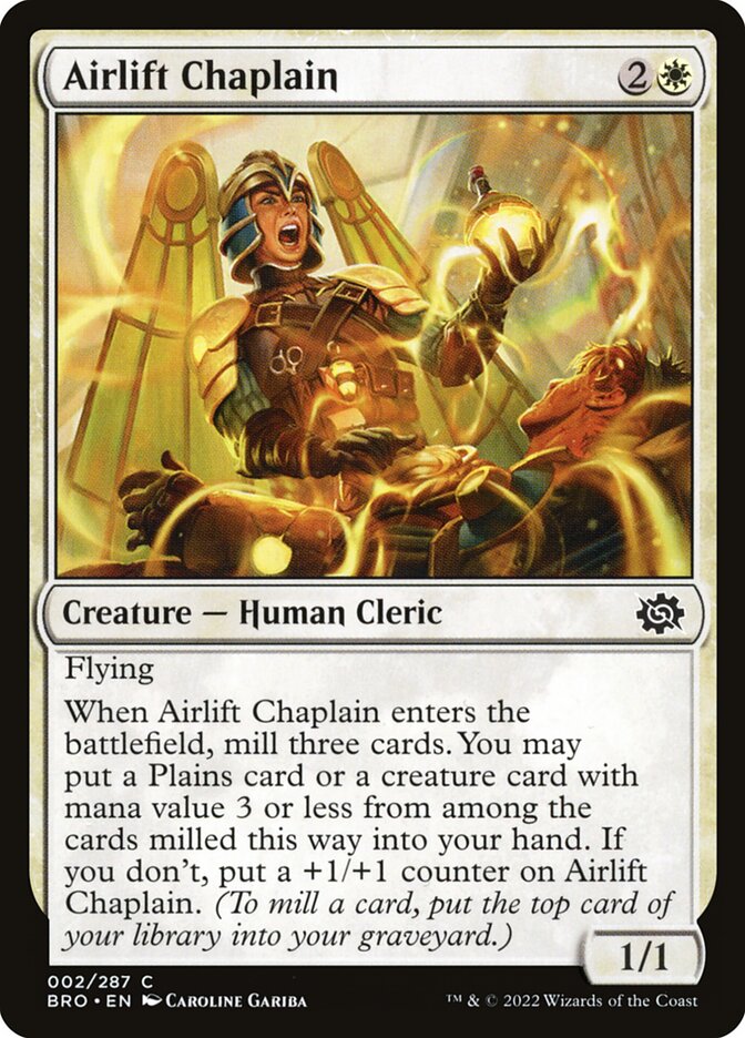 Airlift Chaplain (The Brothers' War)