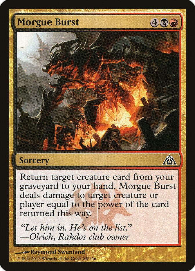 Morgue Burst (Dragon's Maze)