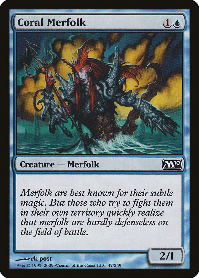 Coral Merfolk (Magic 2010)