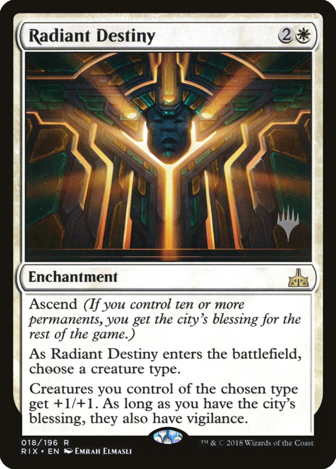 Radiant Destiny (Rivals of Ixalan Promos)