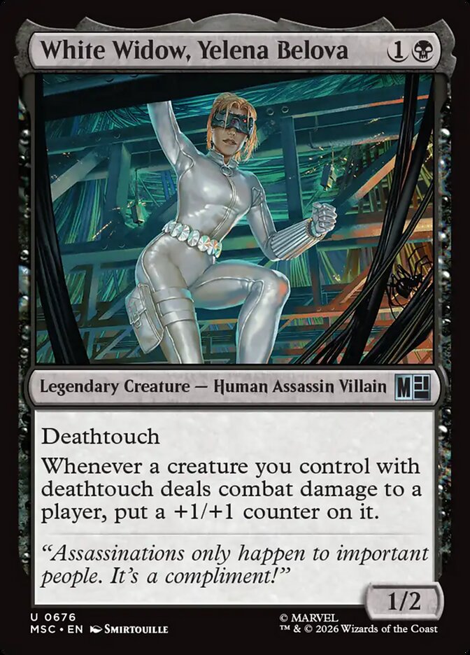 White Widow, Yelena Belova (Marvel Super Heroes Commander)