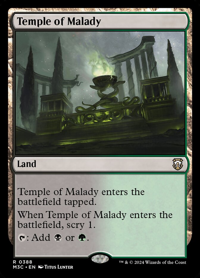 Temple of Malady (Modern Horizons 3 Commander)
