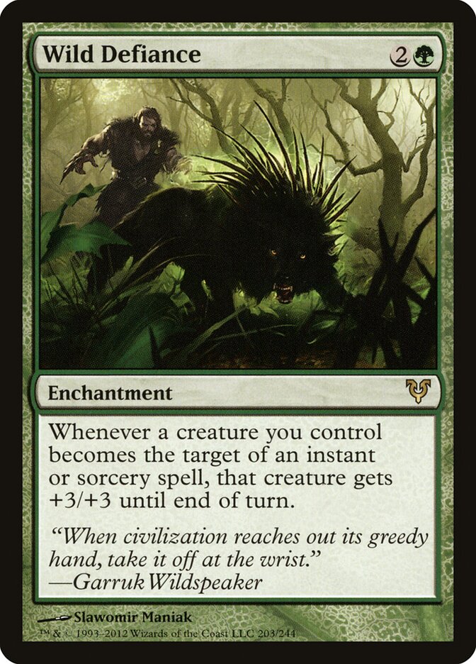 Wild Defiance (Avacyn Restored)