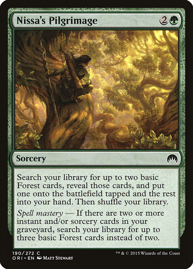 Nissa's Pilgrimage (Magic Origins)