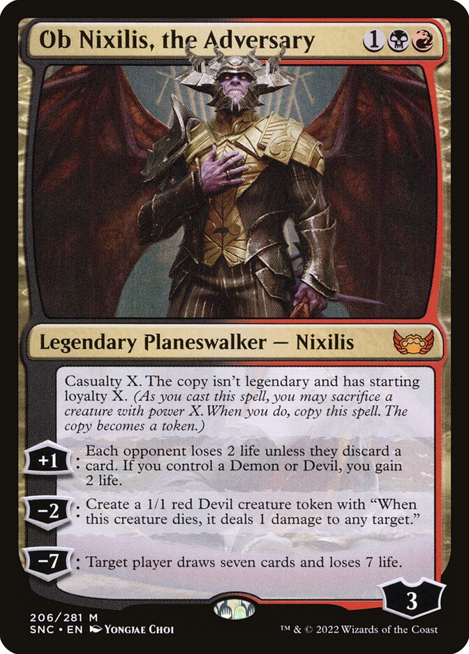 Ob Nixilis, the Adversary (Streets of New Capenna)