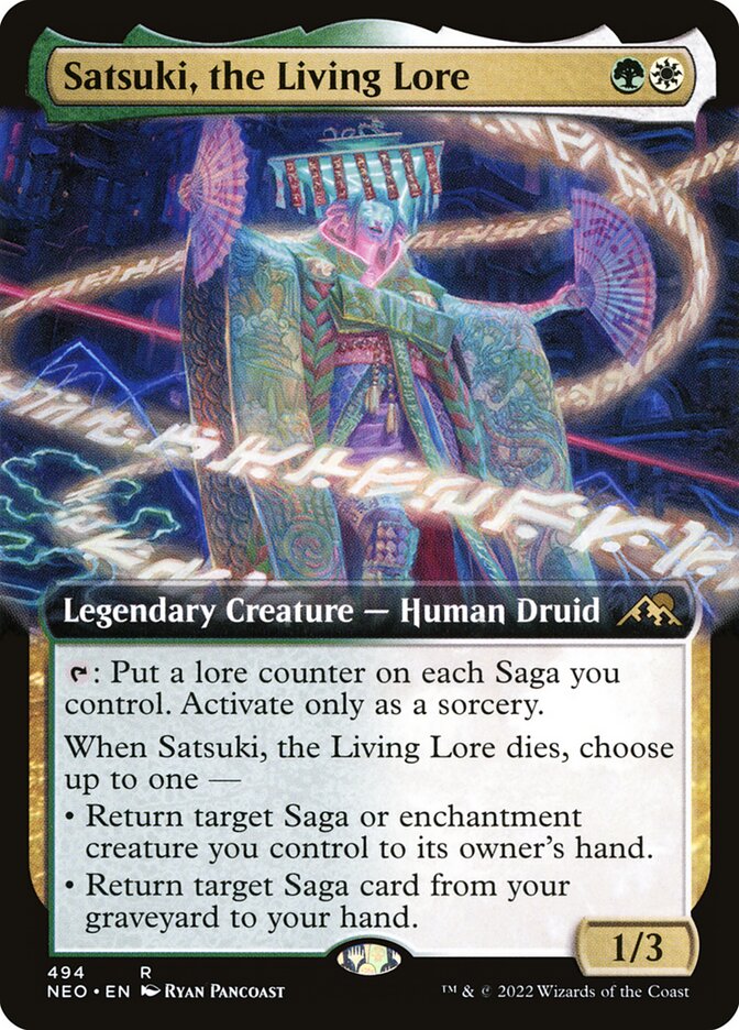 Satsuki, the Living Lore (Kamigawa: Neon Dynasty)