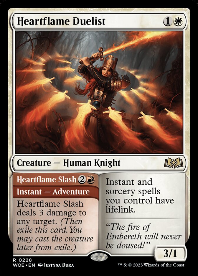 Heartflame Duelist // Heartflame Slash (Wilds of Eldraine)
