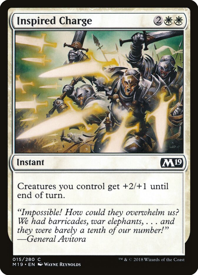 Inspired Charge (Core Set 2019)