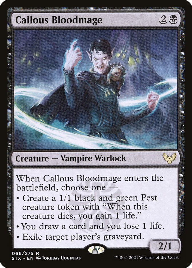 Callous Bloodmage (Strixhaven: School of Mages)