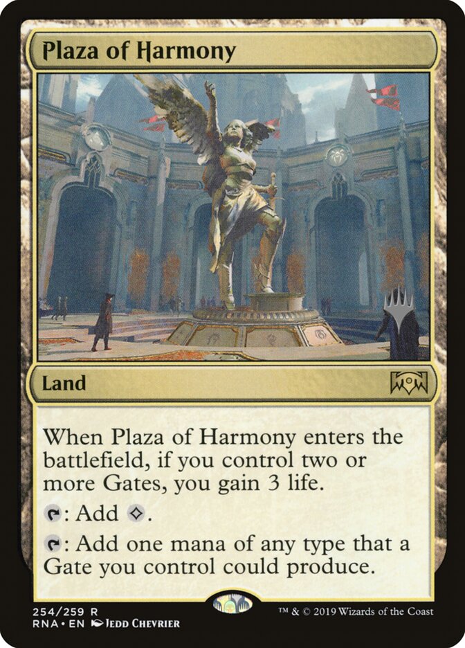 Plaza of Harmony (Ravnica Allegiance Promos)