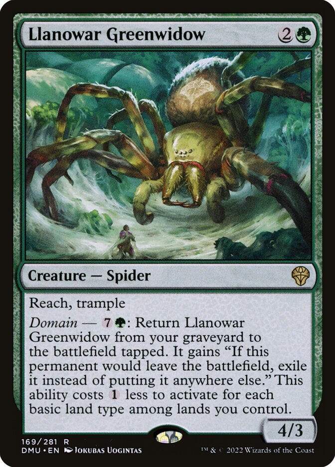 Llanowar Greenwidow (Dominaria United)