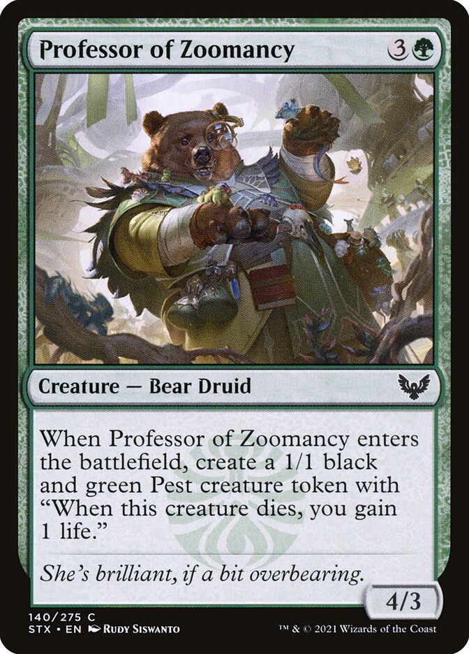 Professor of Zoomancy (Strixhaven: School of Mages)