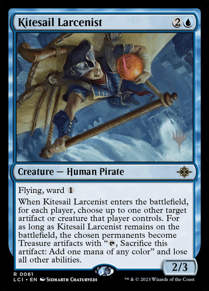 Kitesail Larcenist (The Lost Caverns of Ixalan Promos)