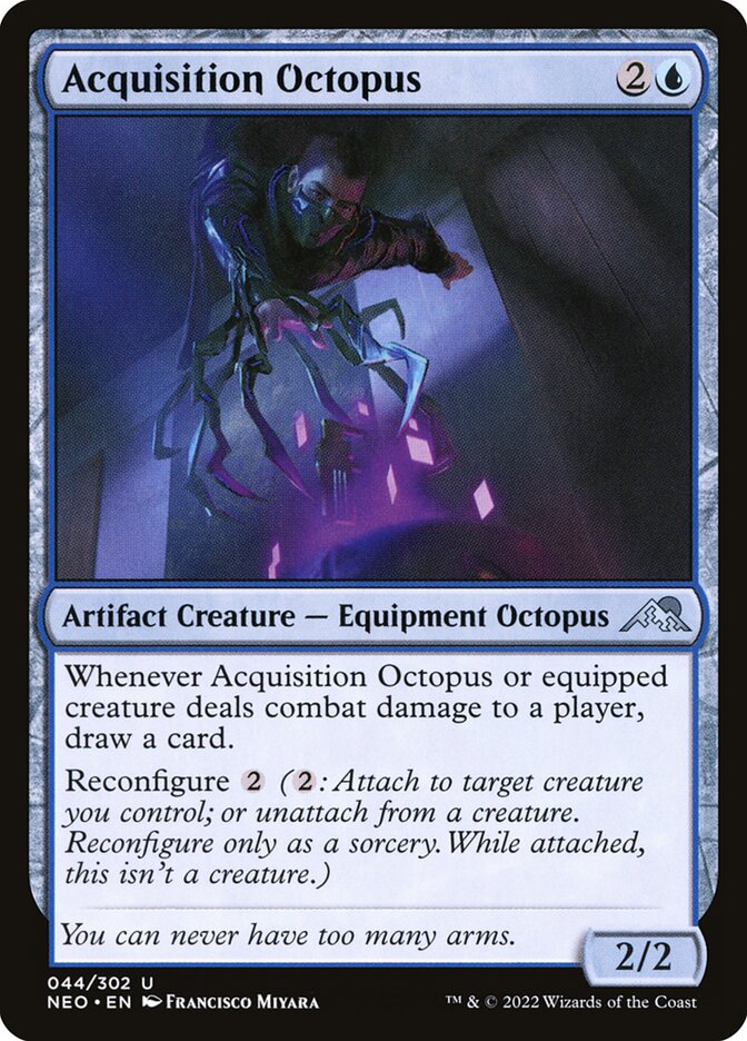Acquisition Octopus (Kamigawa: Neon Dynasty)
