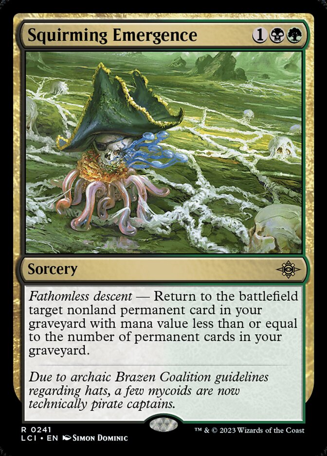 Squirming Emergence (The Lost Caverns of Ixalan)
