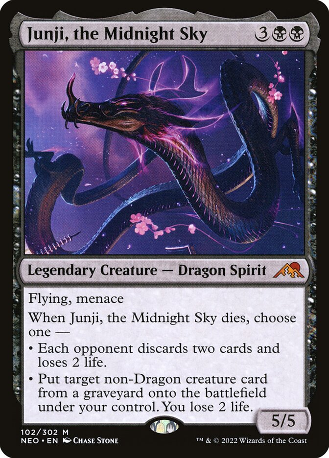 Junji, the Midnight Sky (Kamigawa: Neon Dynasty)