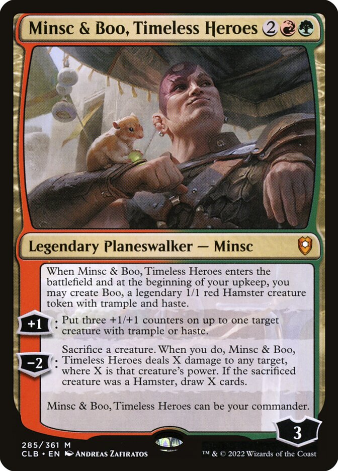 Minsc & Boo, Timeless Heroes (Commander Legends: Battle for Baldur's Gate)