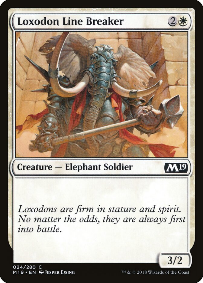 Loxodon Line Breaker (Core Set 2019)