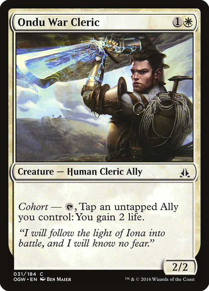Ondu War Cleric (Oath of the Gatewatch)