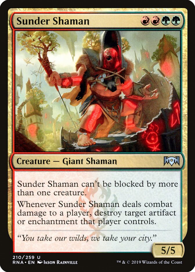 Sunder Shaman (Ravnica Allegiance)