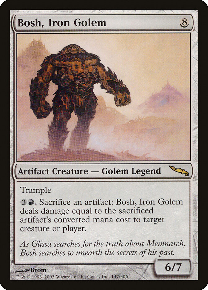 Bosh, Iron Golem (Mirrodin)