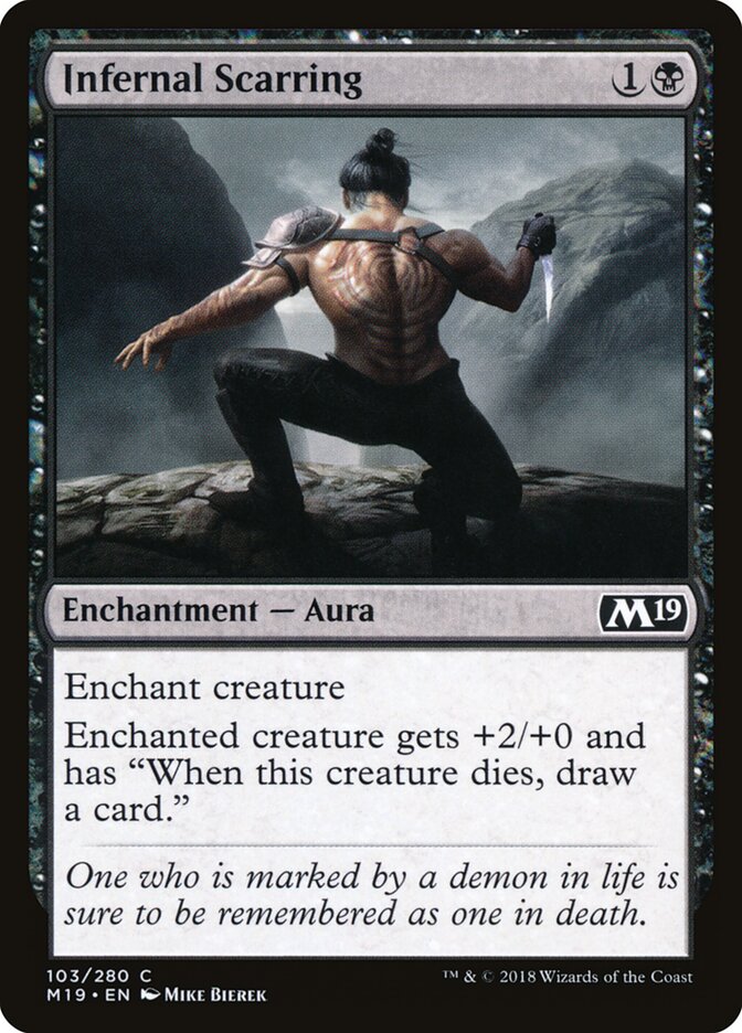 Infernal Scarring (Core Set 2019)
