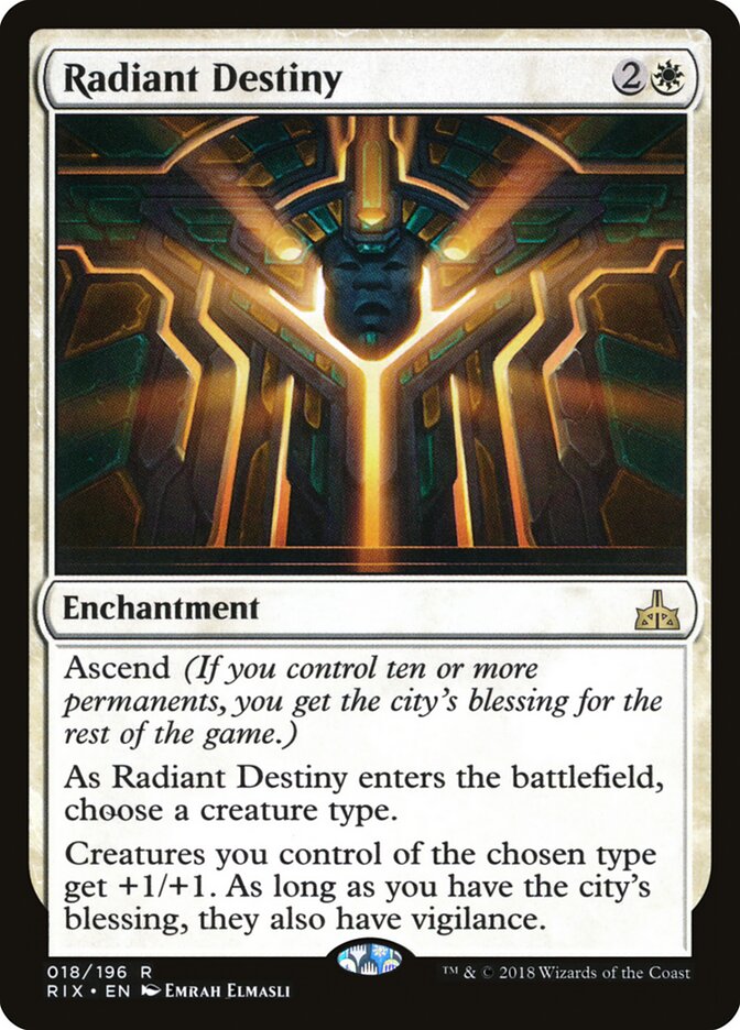 Radiant Destiny (Rivals of Ixalan)