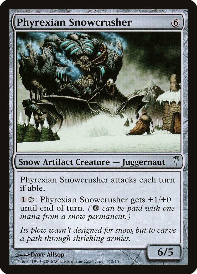 Phyrexian Snowcrusher (Coldsnap)
