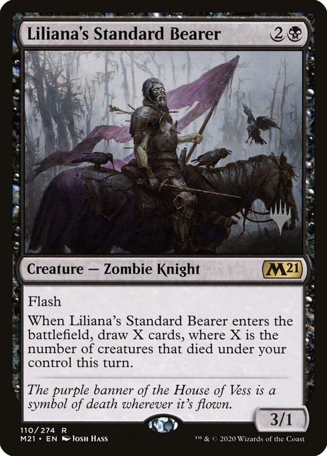 Liliana's Standard Bearer (Core Set 2021 Promos)