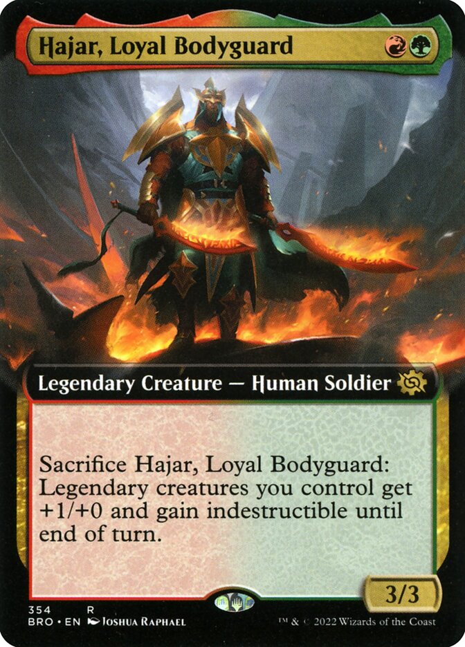 Hajar, Loyal Bodyguard (The Brothers' War)