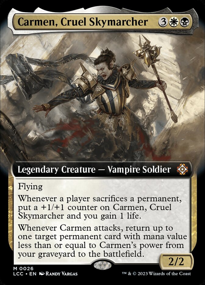 Carmen, Cruel Skymarcher (The Lost Caverns of Ixalan Commander)