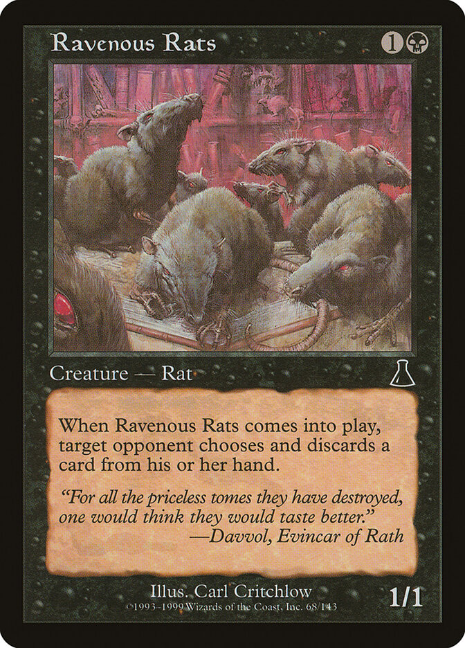 Ravenous Rats (Urza's Destiny)