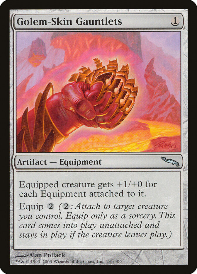 Golem-Skin Gauntlets (Mirrodin)