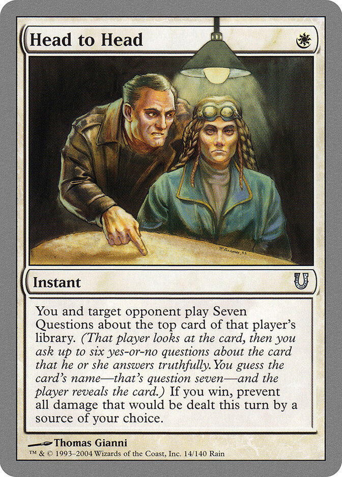 Head to Head (Unhinged)