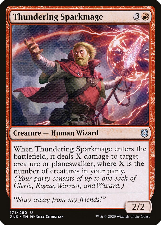 Thundering Sparkmage (Zendikar Rising)