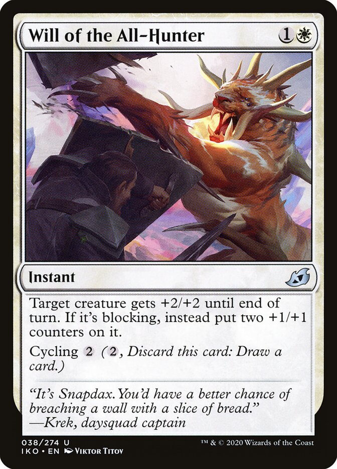 Will of the All-Hunter (Ikoria: Lair of Behemoths)
